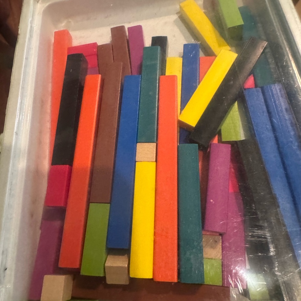 Cuisenaire WOOD Rods Math
Manipulatives VINTAGE - Picture 2 of 6